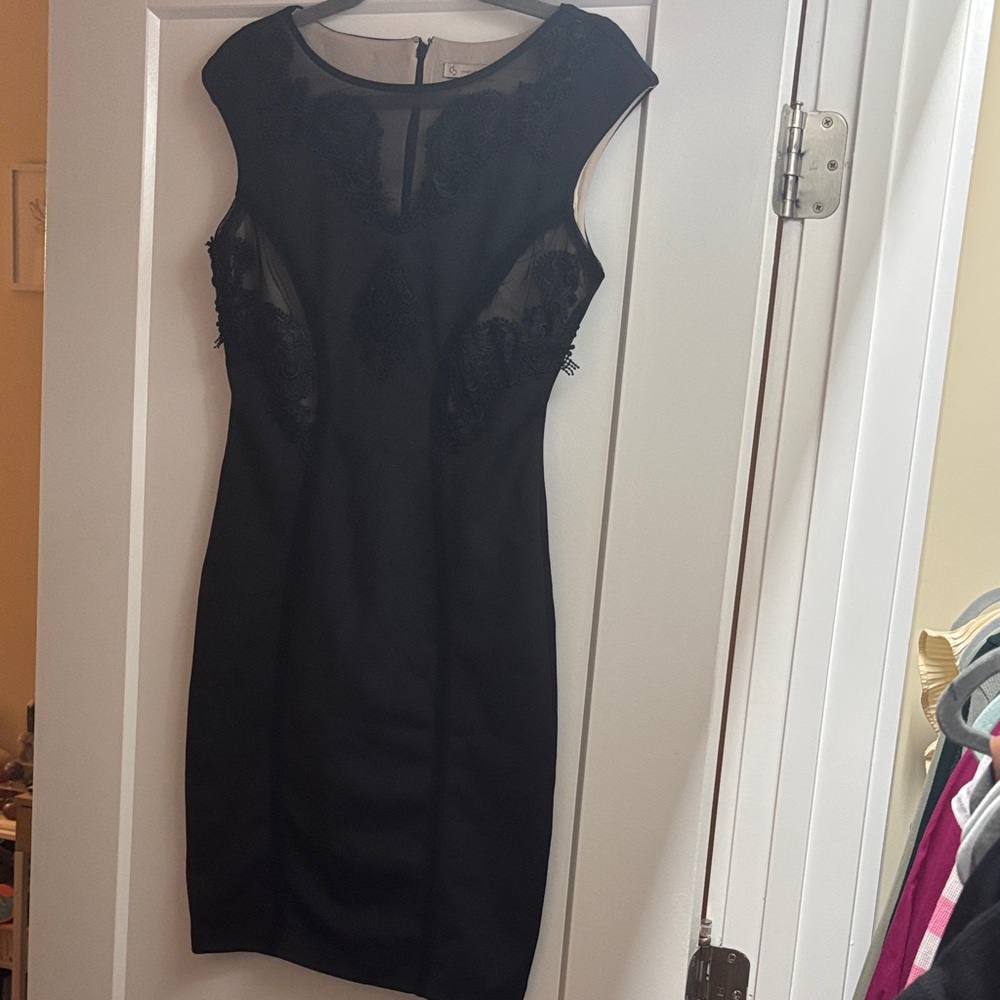 Dress Barn Black lace cocktail dress